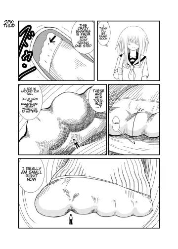 [Shivharu] Mekakure-chan ni Fumaretai | Wanna Get Stepped on by Mekakure-chan Fhentai - Page 14