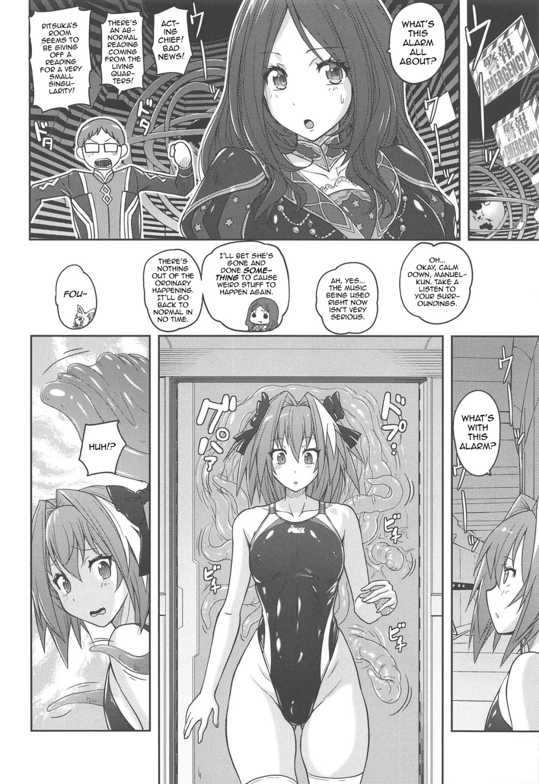 [Murasaki Nyaa] Kyouei Mizugi de Shokushu Zeme Tolfo Fhentai - Page 5