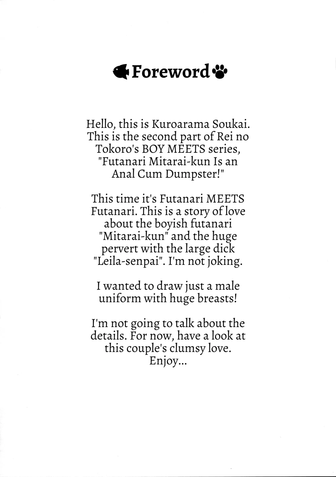 [Kuroarama Soukai] Futanari Mitarai-kun wa Ketsuana Nikubenki! Fhentai - Page 4