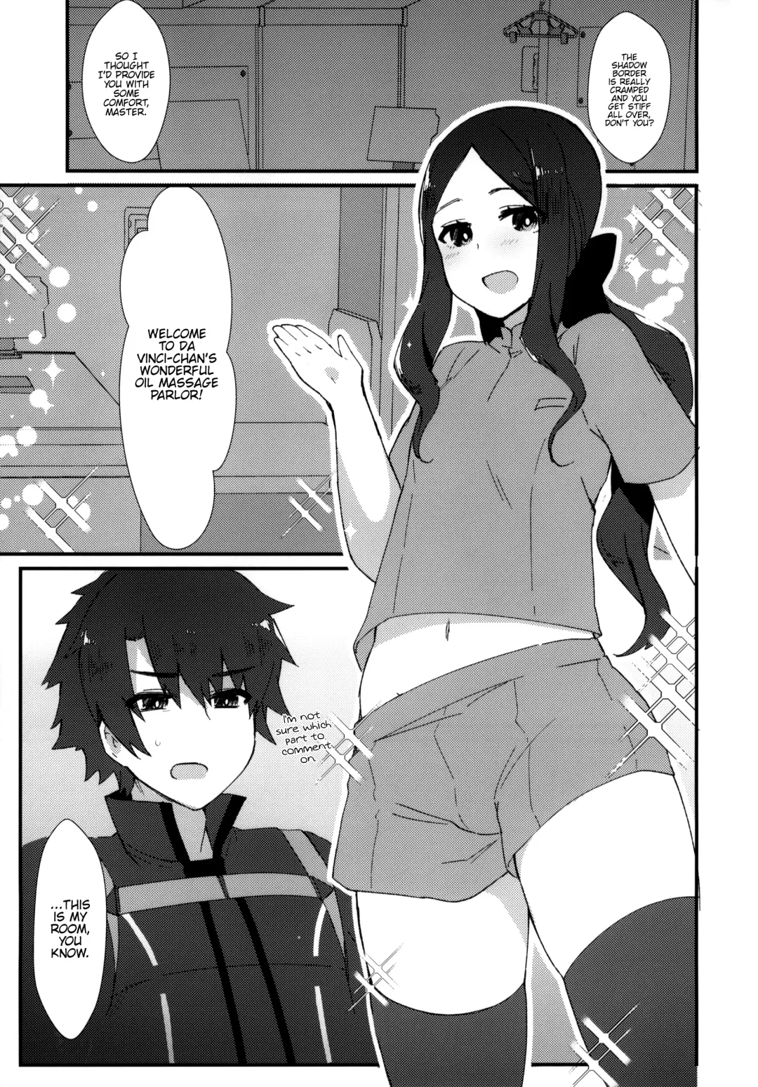 [Anoshabu] Da Vinci-chan no Oil Massage-ten e Youkoso ♥ Fhentai - Page 2