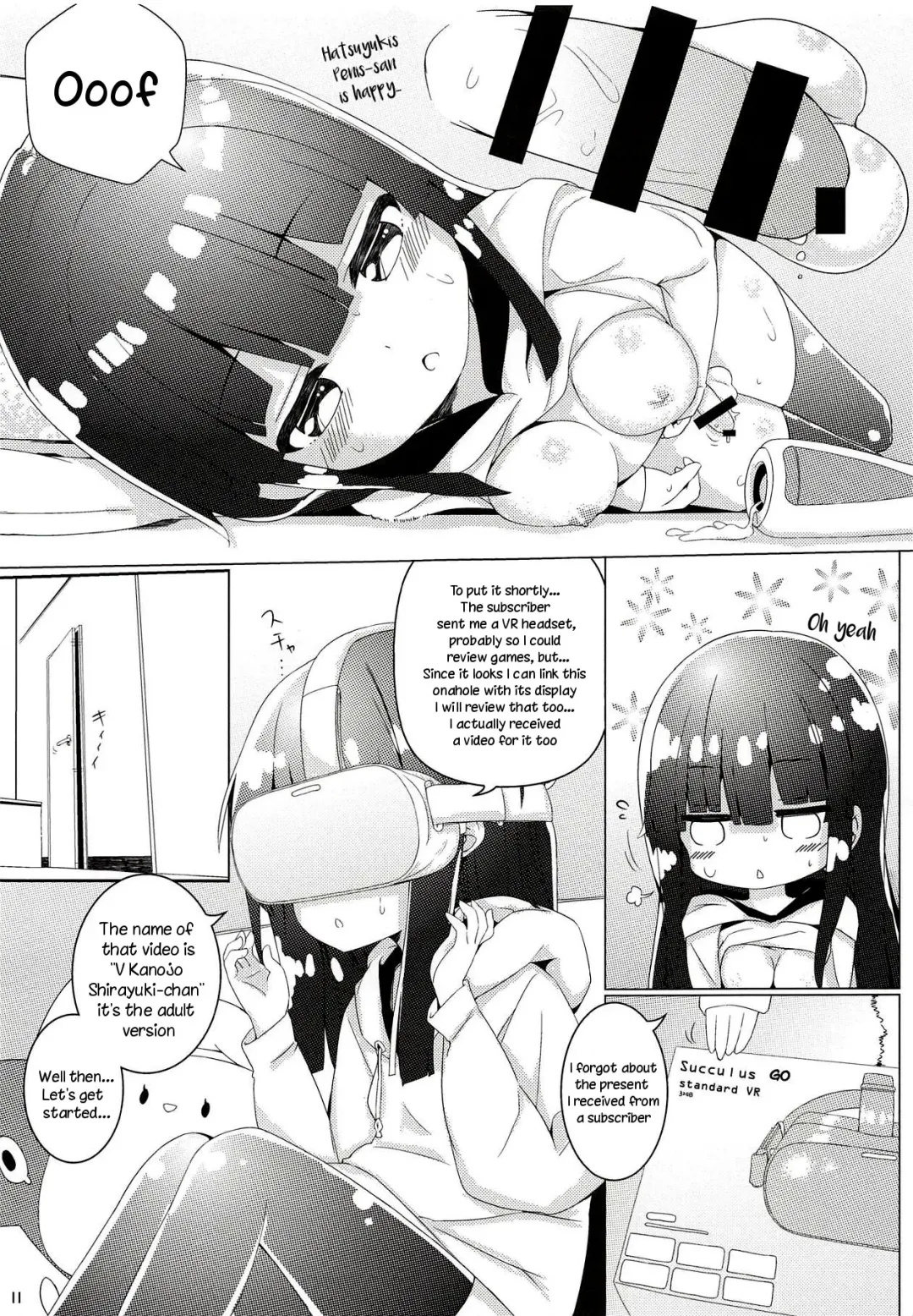 [Anakuro] Virtual Futanari YouTuber Musume Hatsuyuki-chan no Onaho Jikkyou Shouhin Review Douga Fhentai - Page 12