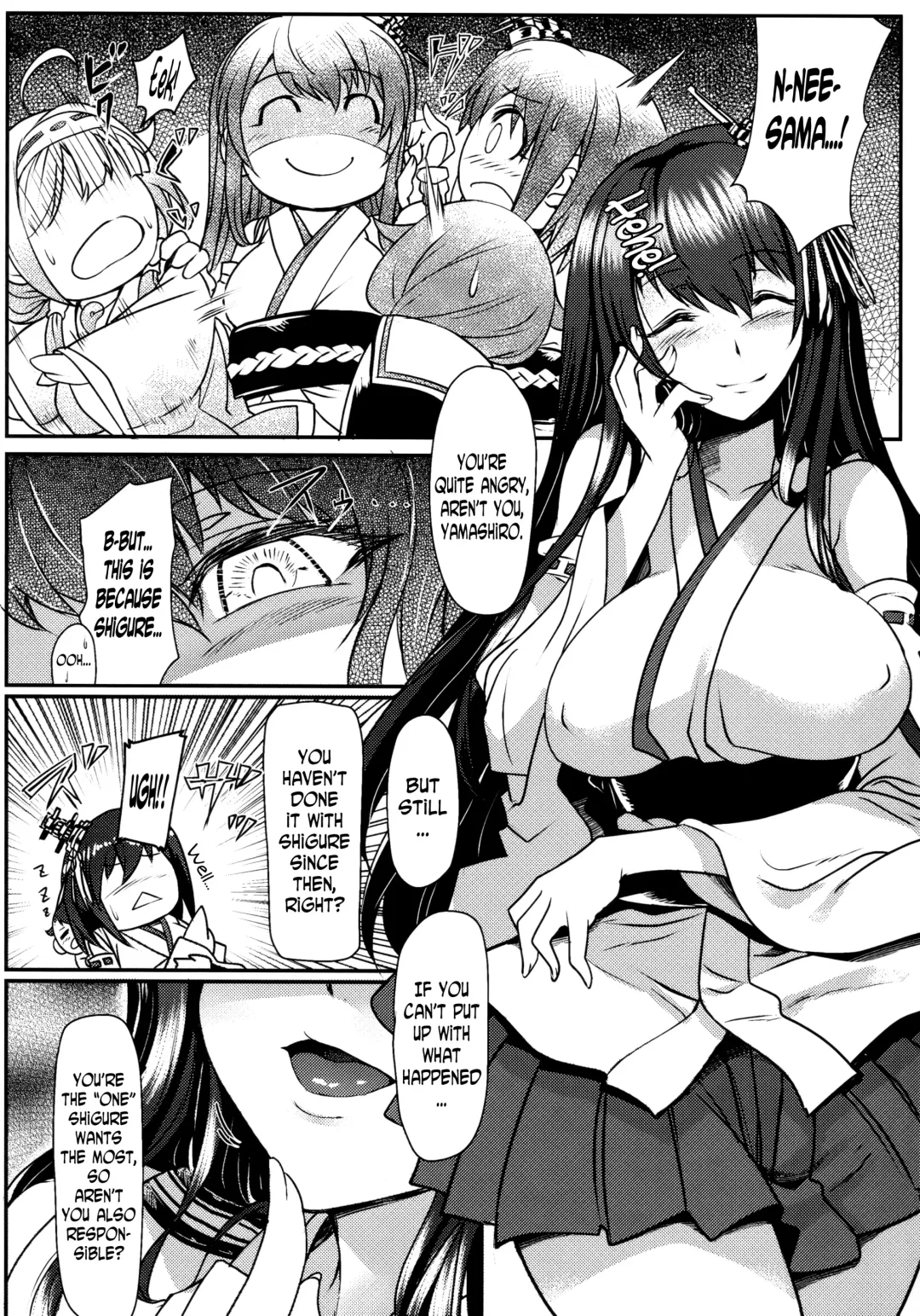 [Moai Tentyou] Futanari Shigure Fusou no Bouryaku Daiichi Sakusen Fhentai - Page 5