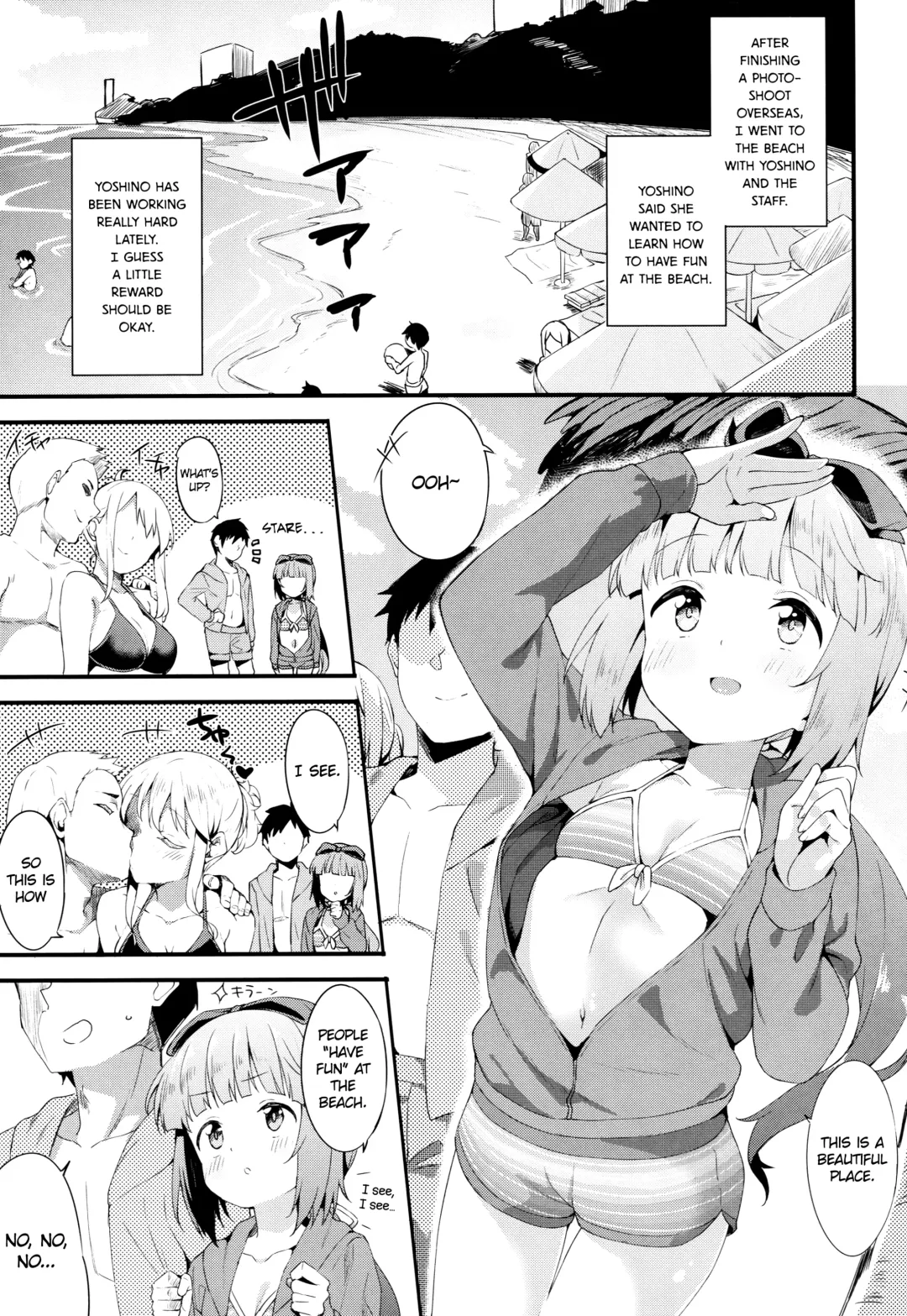 [Mame Denkyuu] Yorita Yoshino to Mizugi de Himegoto | The Secrets of Yorita Yoshino and Her Swimsuit Fhentai - Page 2
