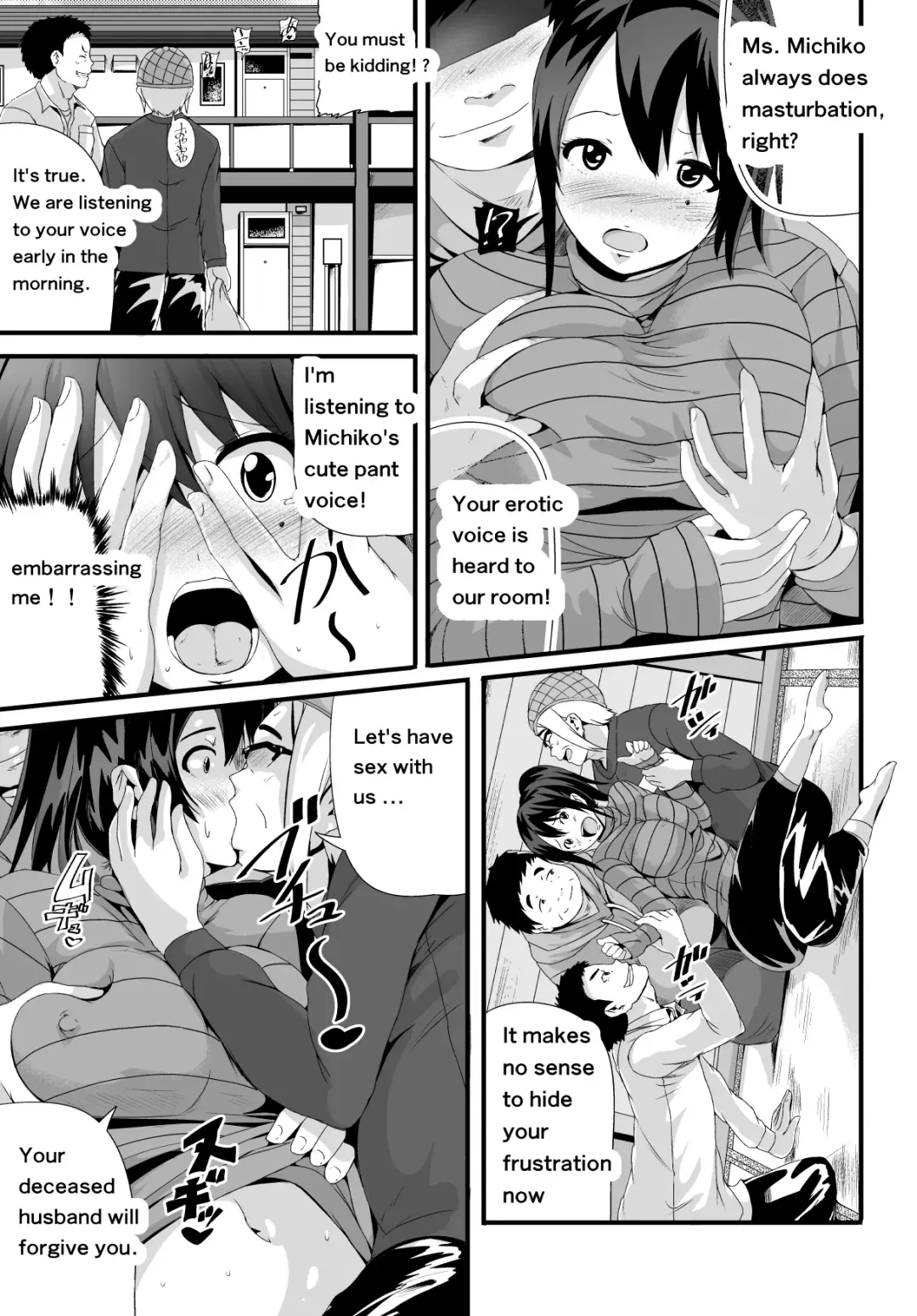 [Tomihero] Sexual desire dissatisfied widow Fhentai - Page 9