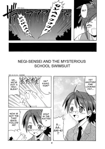 [Hontai Bai] Negi-sensei to Himitsu no School Mizugi Fhentai - Page 4