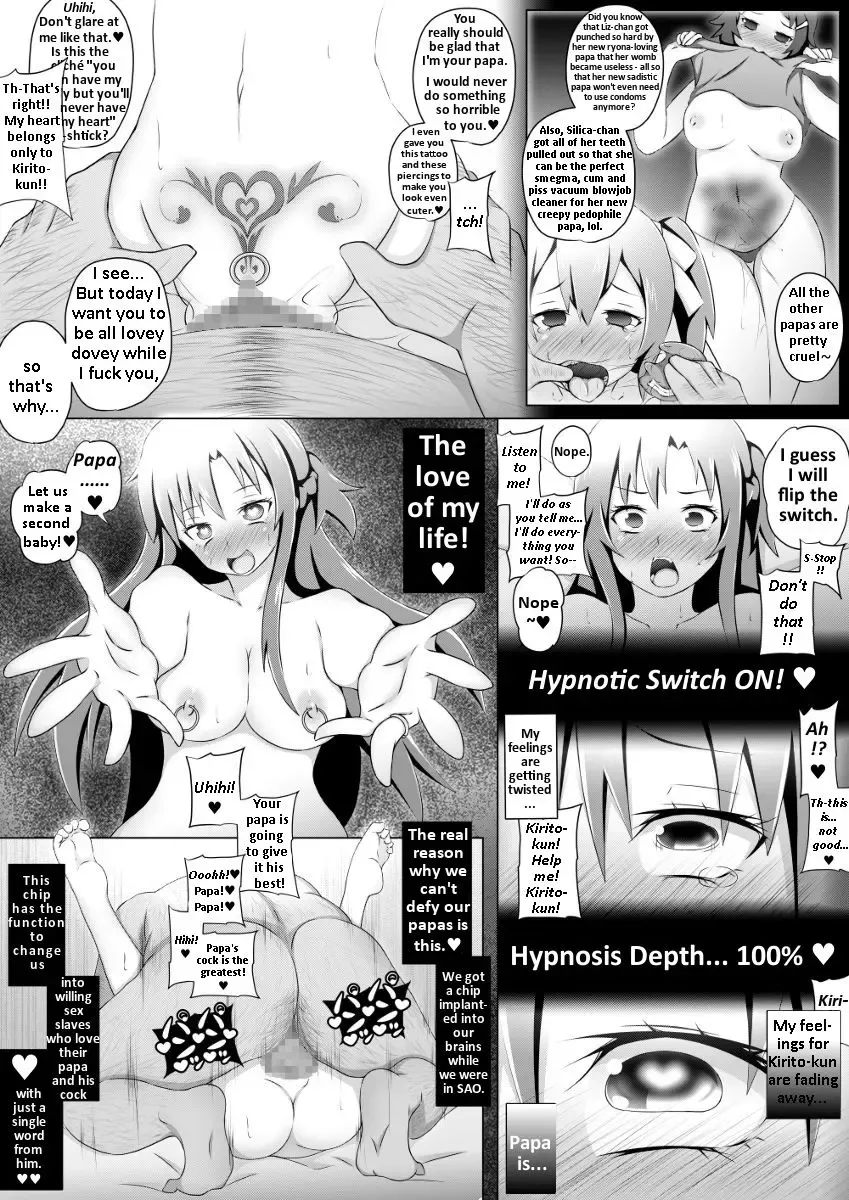 [Roche] Saimin Switch NTR Asuna-chan | Hypnotic switch NTR Asuna chan Fhentai - Page 3