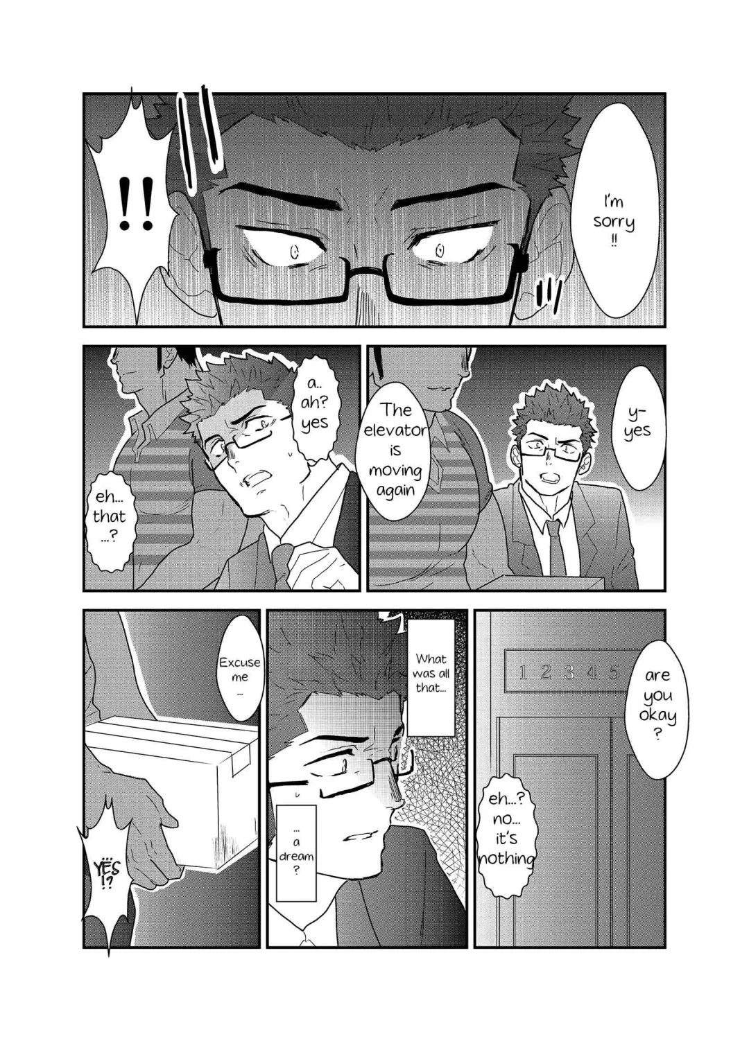 [Yamome] Totsujo Bakunyuu Haitatsuin no Onii-san to Elevator ni Tojikomerareta Ken ni Tsuite. | Suddenly I got stuck in the elevator with the big breasted delivery big bro Fhentai - Page 26