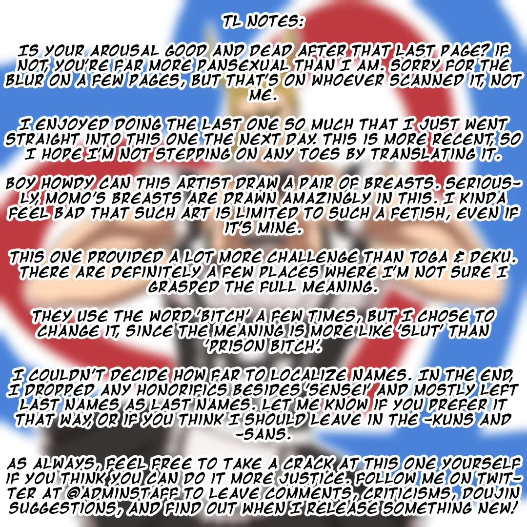 [Den Meka] Yaomomo Chin Ranbu | Momo's Dick Rampage Fhentai - Page 18