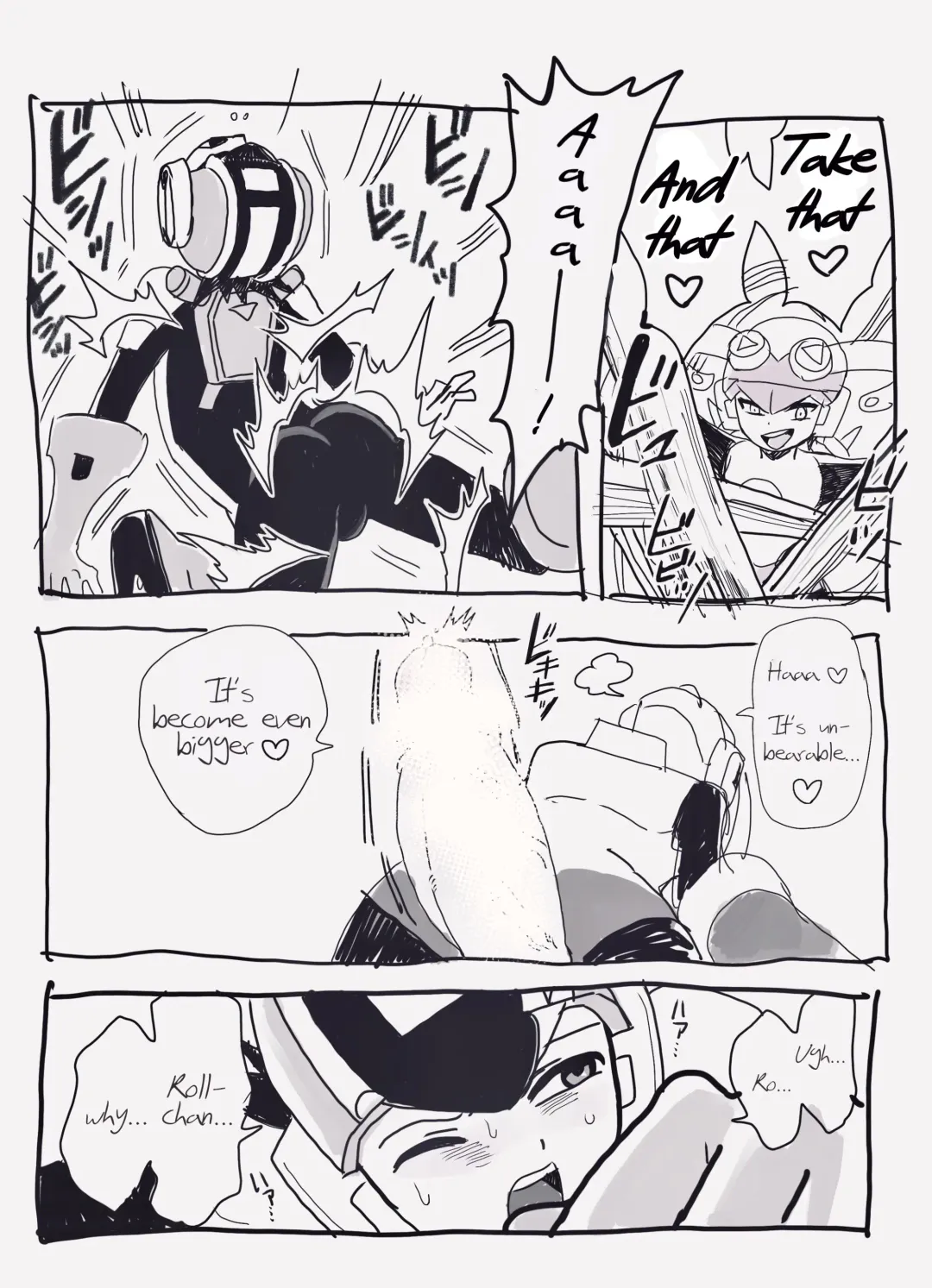 [Oboro] Exe Futanari Dark Roll chan x Rockman Fhentai - Page 3