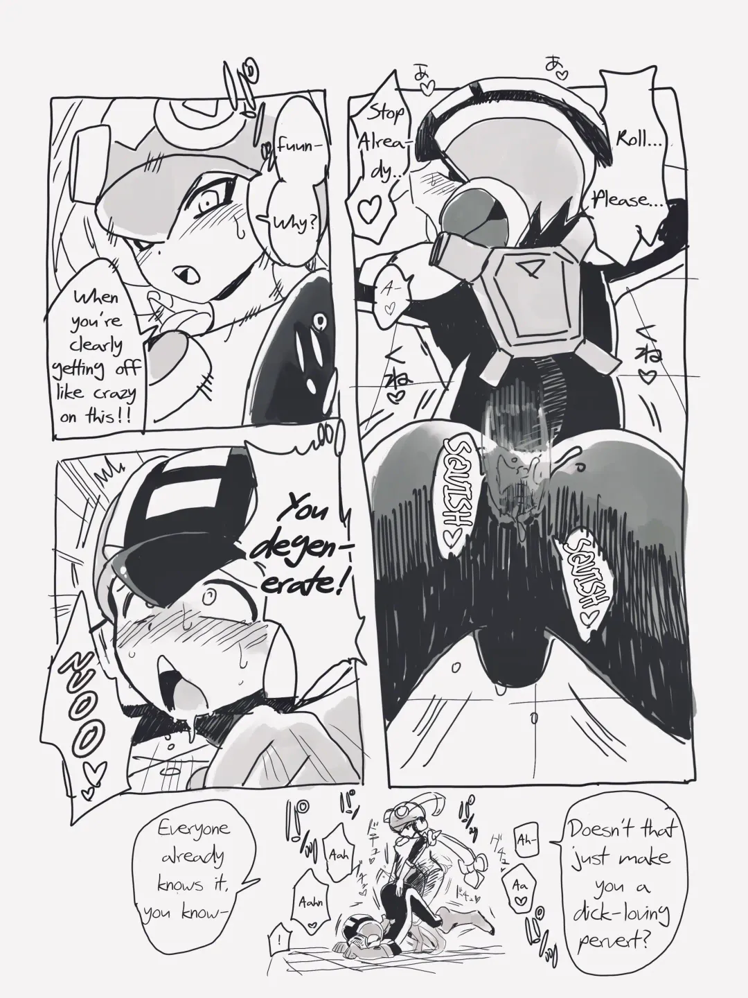 [Oboro] Exe Futanari Dark Roll chan x Rockman Fhentai - Page 5