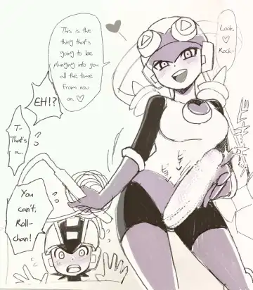 [Oboro] Exe Futanari Dark Roll chan x Rockman - Fhentai