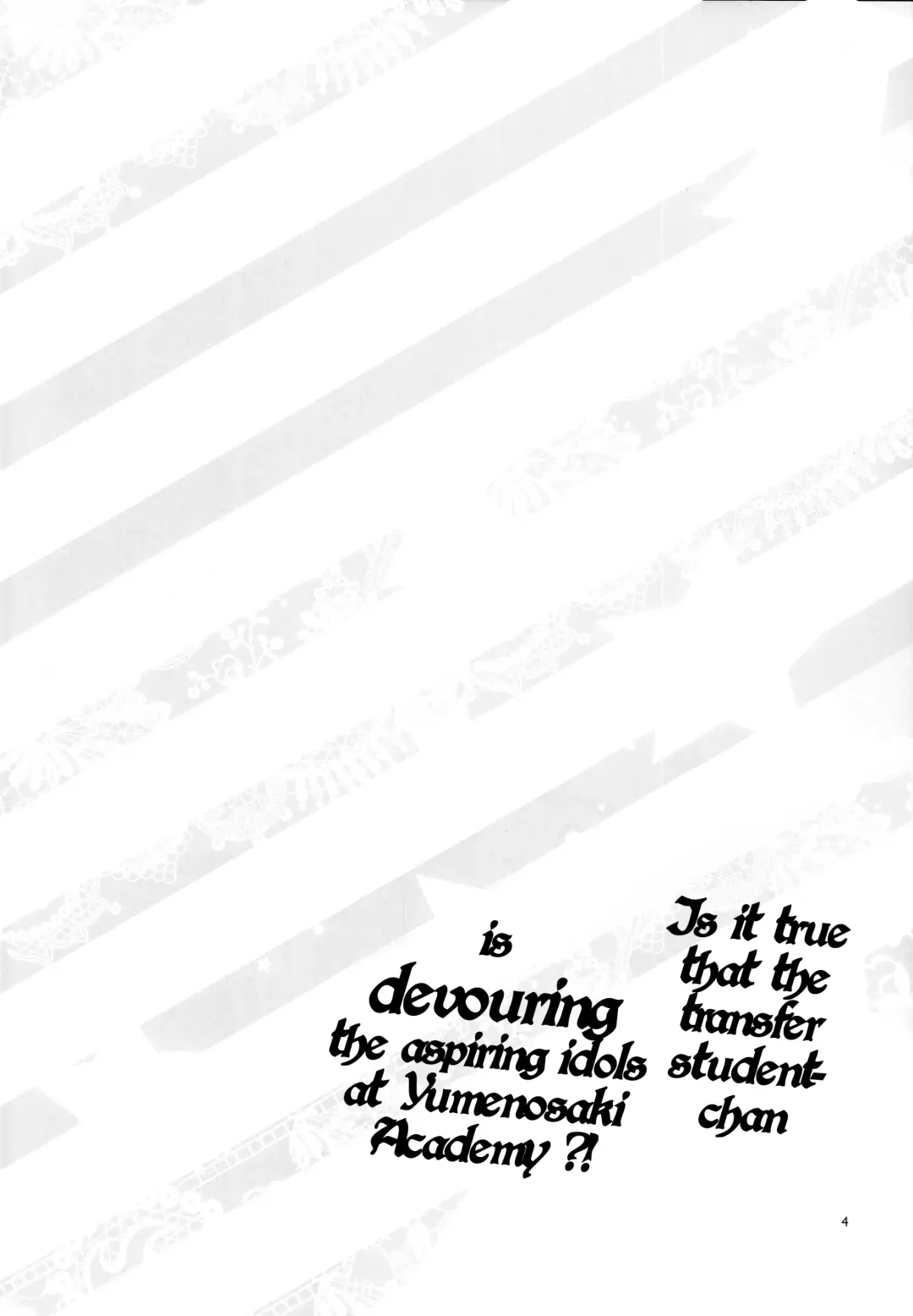 [Mizuryu Kei] Yumenosaki Gakuin no Tenkousei-chan ga Idol no Tamago o Kuiarashiteru tte Hontou desu ka!? Fhentai - Page 4