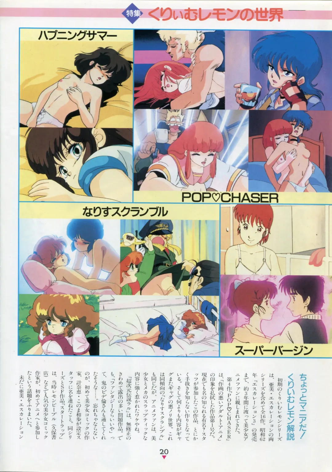 [Kazuneko - Nekojima Lei - Yamamoto Naoki] Bishoujo Anime Daizenshuu - Adult Animation Video Catalog 1991 Fhentai - Page 16