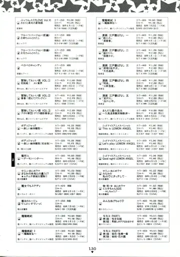 [Kazuneko - Nekojima Lei - Yamamoto Naoki] Bishoujo Anime Daizenshuu - Adult Animation Video Catalog 1991 Fhentai - Page 126