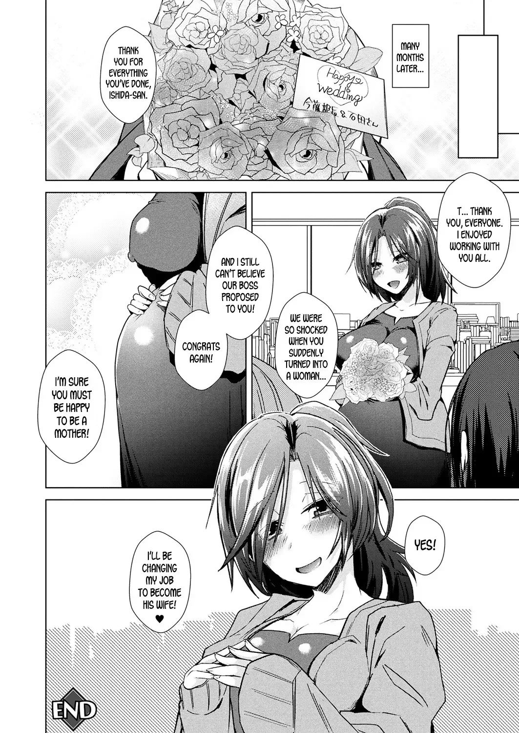 [Ebina Ebi] Nerae! Nyotaika Kotobukitaisya | Let's Aim For It! Turn into a Woman, Get Married and Resign from Work! Fhentai - Page 10