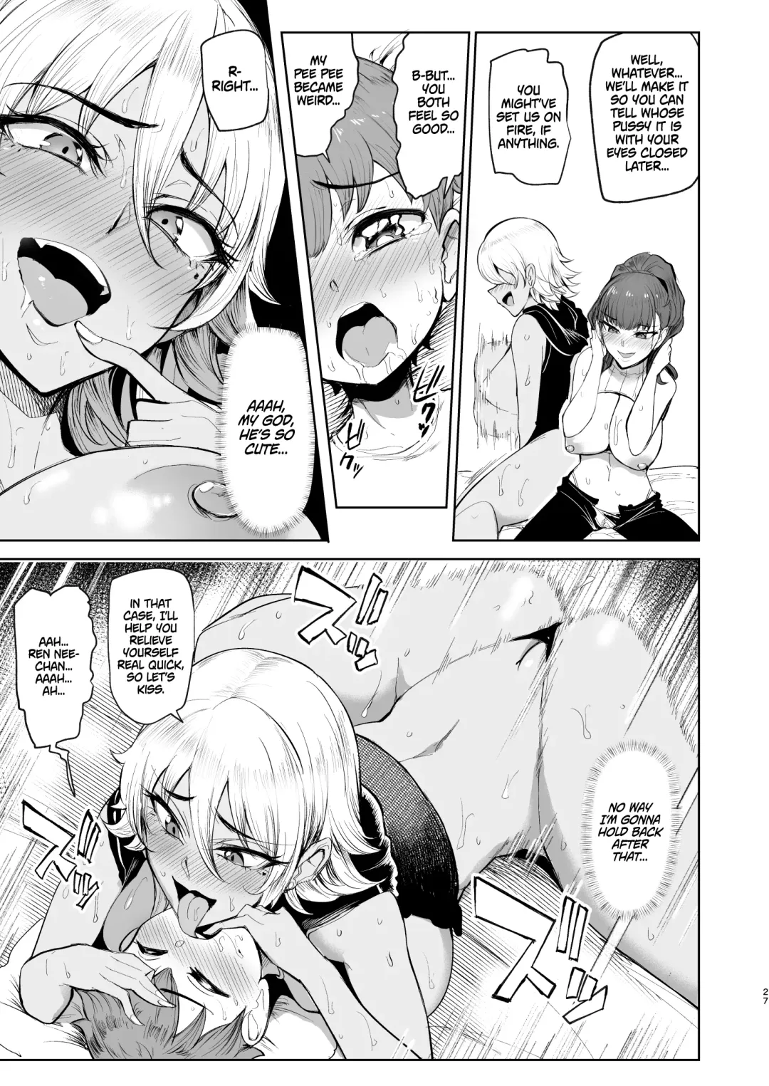 [Sian] Otomari Shita no wa H na Gal Onee-chan-tachi no Ouchi deshita | The Place I Stayed Over at Belonged to Perverted Gyaru Onee-chans Fhentai - Page 26