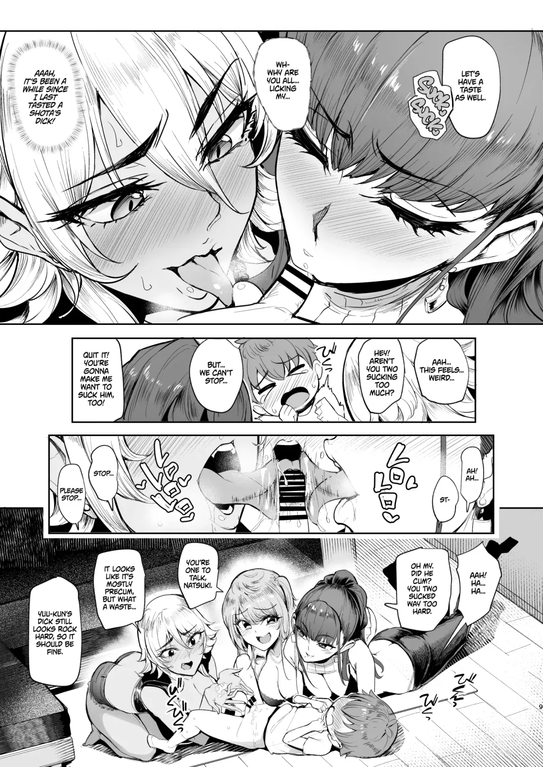 [Sian] Otomari Shita no wa H na Gal Onee-chan-tachi no Ouchi deshita | The Place I Stayed Over at Belonged to Perverted Gyaru Onee-chans Fhentai - Page 8