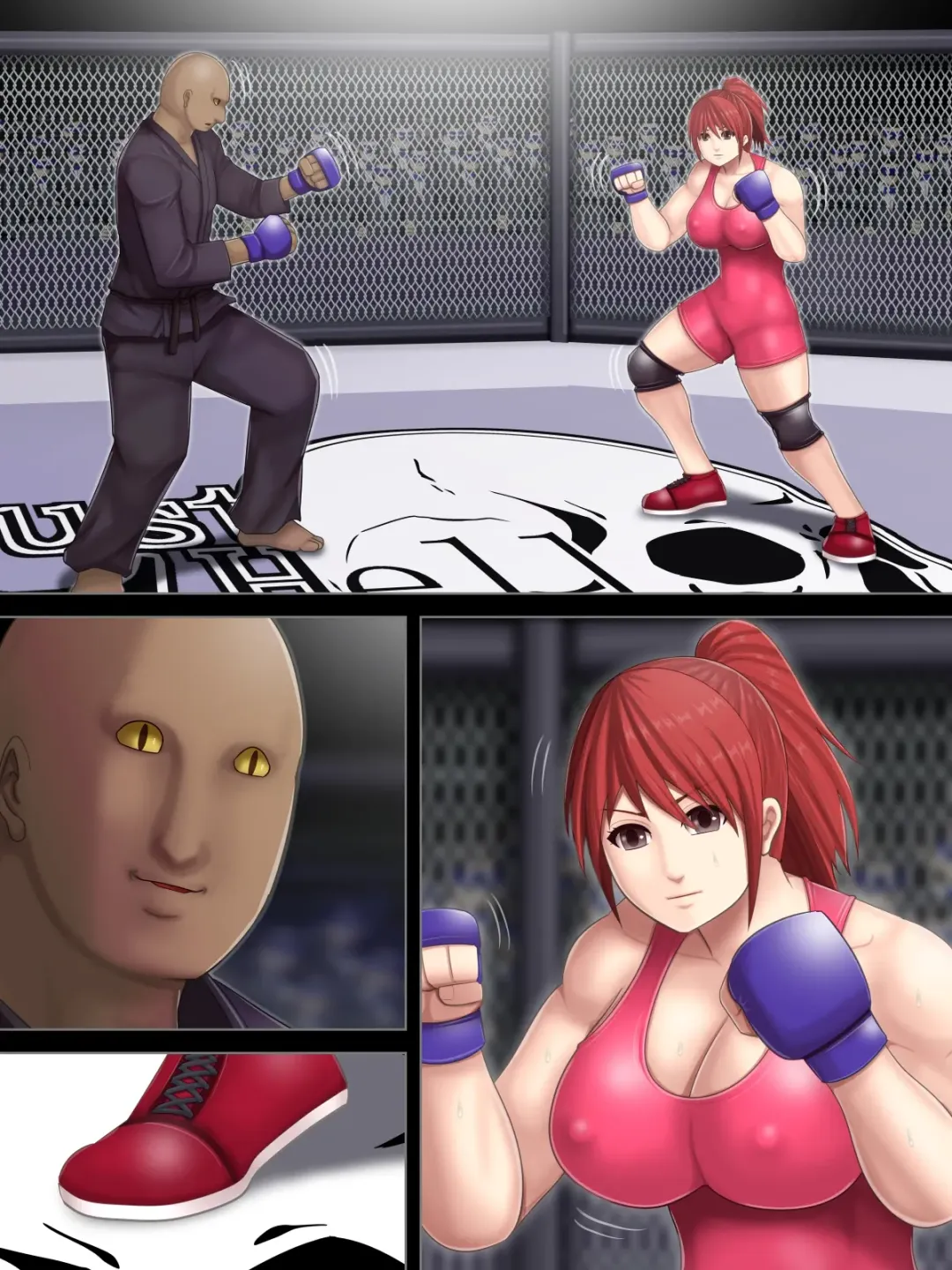 [Takasaki Jiro] Ingoku Tougijou -Wresling Elite Kashiwagi Yuuri Hen- Fhentai - Page 52