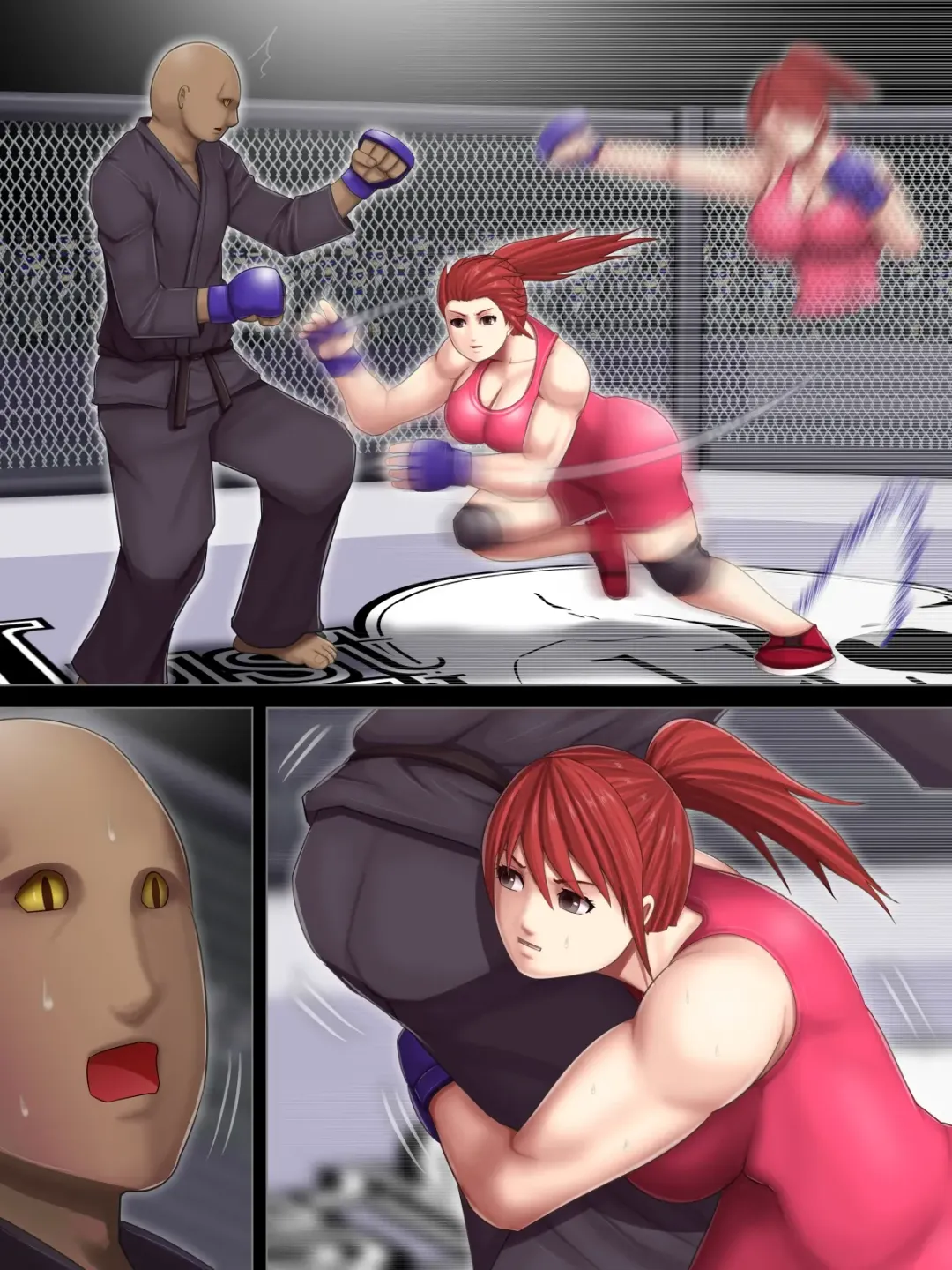 [Takasaki Jiro] Ingoku Tougijou -Wresling Elite Kashiwagi Yuuri Hen- Fhentai - Page 53