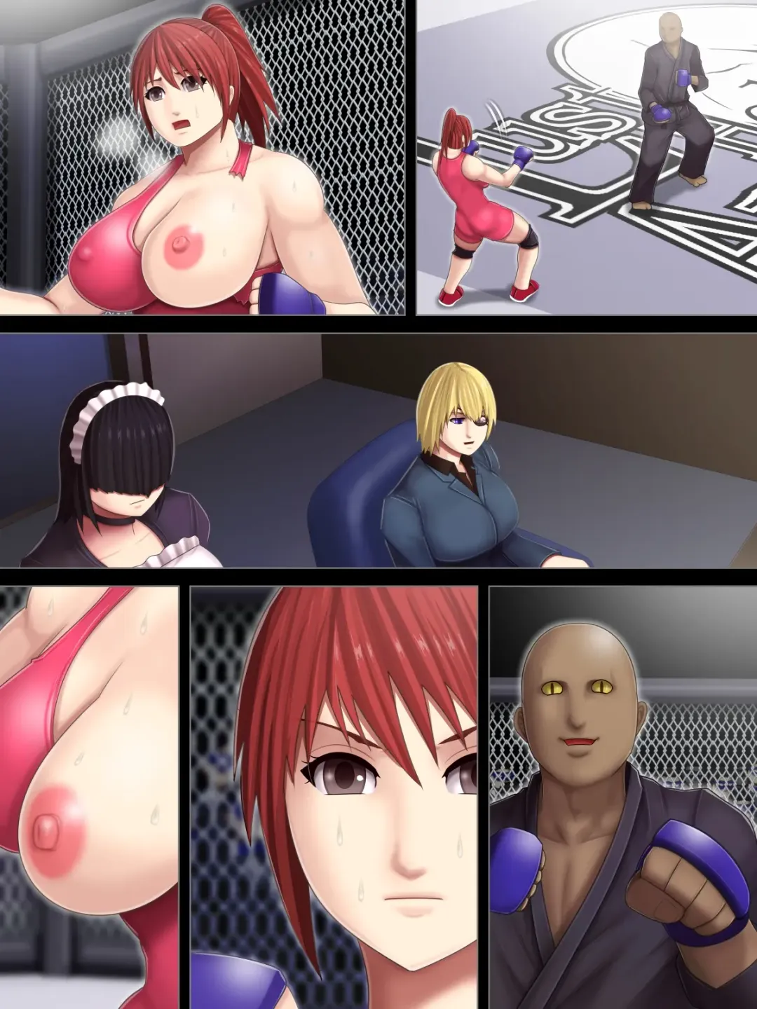 [Takasaki Jiro] Ingoku Tougijou -Wresling Elite Kashiwagi Yuuri Hen- Fhentai - Page 59