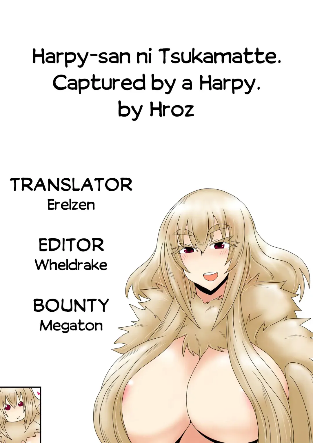 [Hroz] Harpy-san ni Tsukamatte. | Captured By A Harpy. Fhentai - Page 9