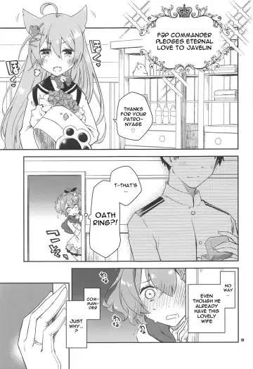 [Ponkotsu Works] Mukakin Shikikan wa Javelin ni Eien no Ai o Chikau Fhentai - Page 2