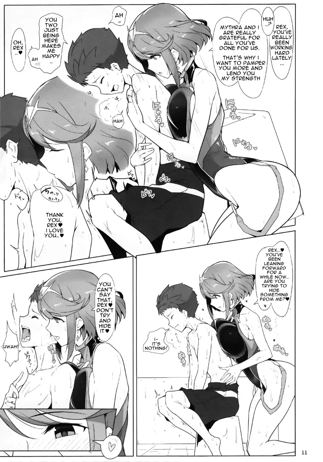 [Halcon] Ofuro de Homura to Sukebe Suru Hon | A Book About Doing Lewd Things in the Bath with Pyra Fhentai - Page 10