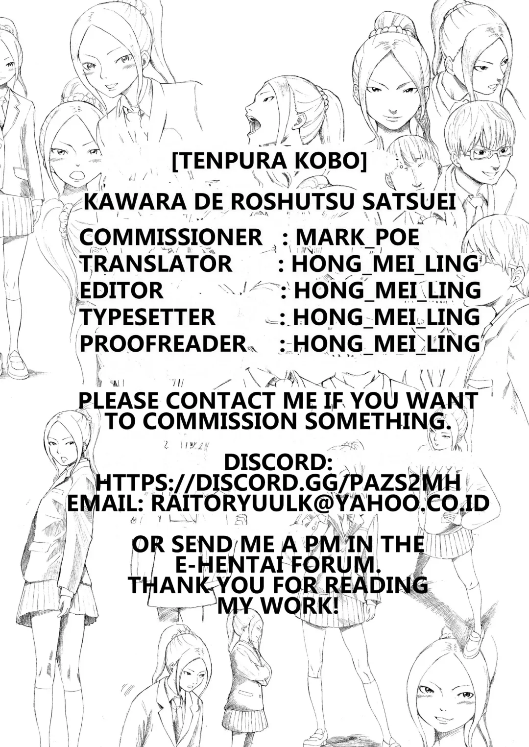 [Suzuki Tenpura] Kawara de Roshutsu Satsuei | Riverbed Exhibitionism Photography Fhentai - Page 26