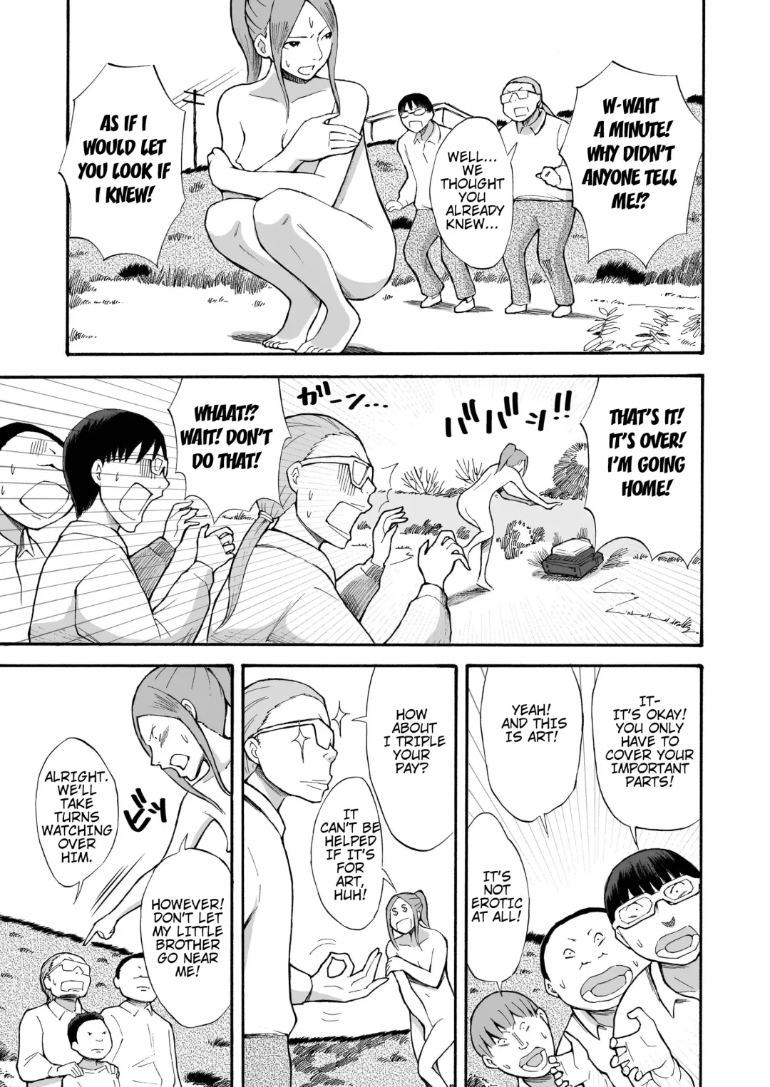 [Suzuki Tenpura] Kawara de Roshutsu Satsuei | Riverbed Exhibitionism Photography Fhentai - Page 8