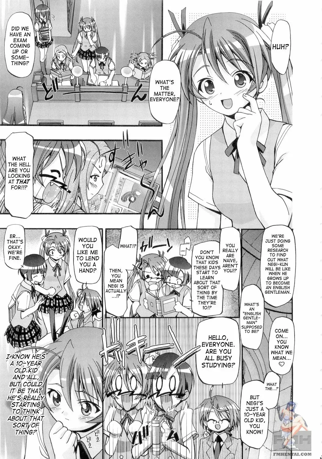 [Kousaka Jun] Mahora Gakuen Tyuutoubu 3-A (decensored) Fhentai - Page 2