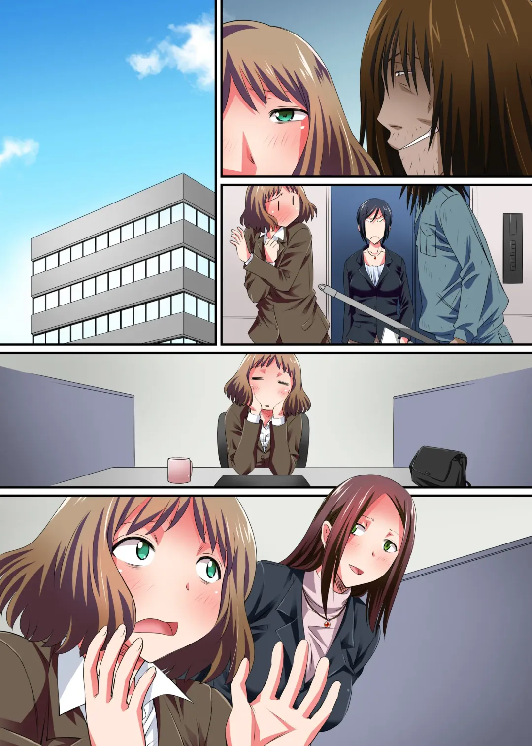 Saimin Kairaku Harlem Office ~Muku na Shinjin mo Kibishii Onna Shunin mo Majime na Senpai mo Gyoumu Naiyou wa Sex desu!~ Fhentai - Page 35