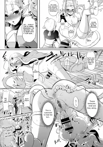 [Runrun] Toki Mawari 1.5 - TokiOca Zelda Hime ga Synchro Shite Futanari ni Nacchatta Fhentai - Page 11