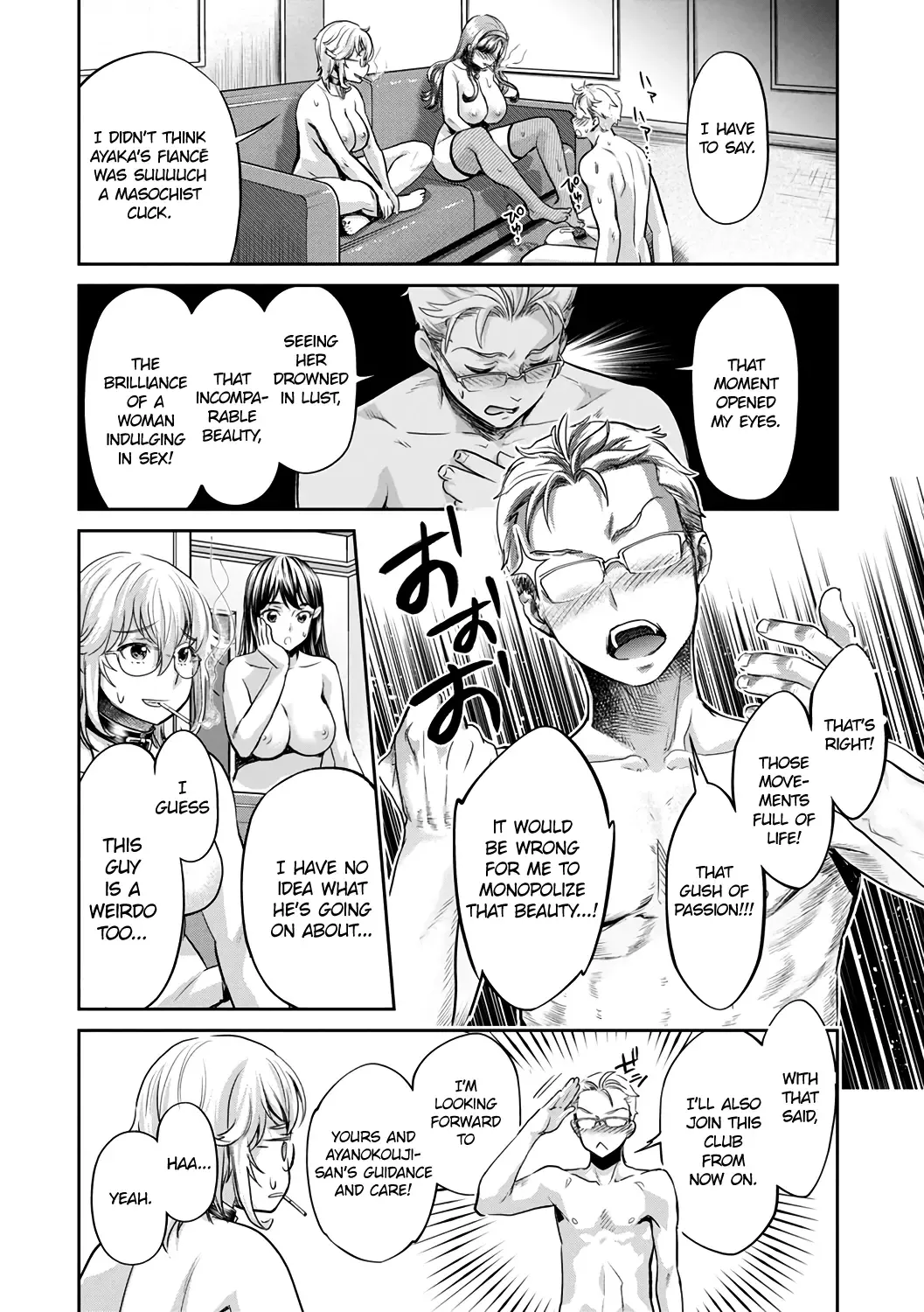 [Mizuryu Kei - Umemaru] Ishoku Bitch to YariCir Seikatsu Ch. 1-7 | The Fuck Club's Different Hues of Ho Ch. 1-7 Fhentai - Page 140