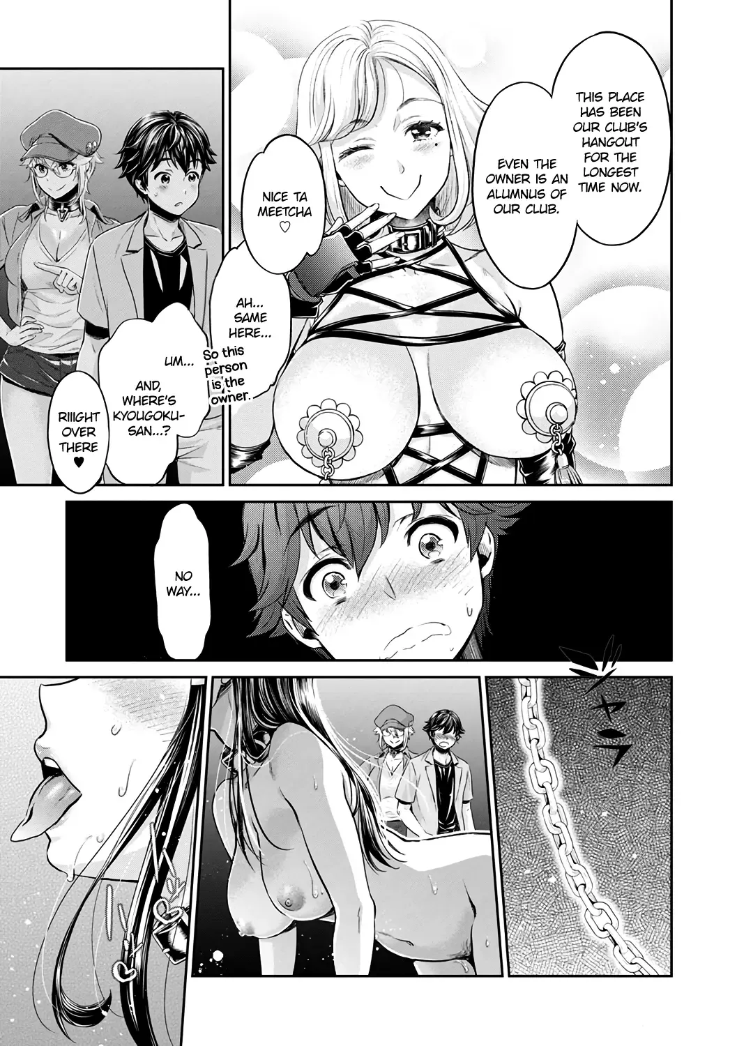 [Mizuryu Kei - Umemaru] Ishoku Bitch to YariCir Seikatsu Ch. 1-7 | The Fuck Club's Different Hues of Ho Ch. 1-7 Fhentai - Page 87