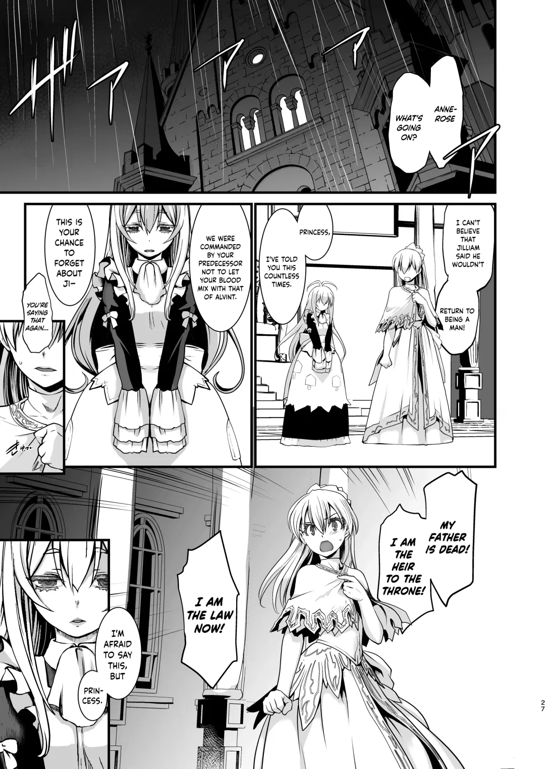 [Ruuen Rouga] Kishi Danchou Jininsu - Nyoshin Henka ni Kusshita Kishi Ch. 3 | The Commander's Resignation Fhentai - Page 26
