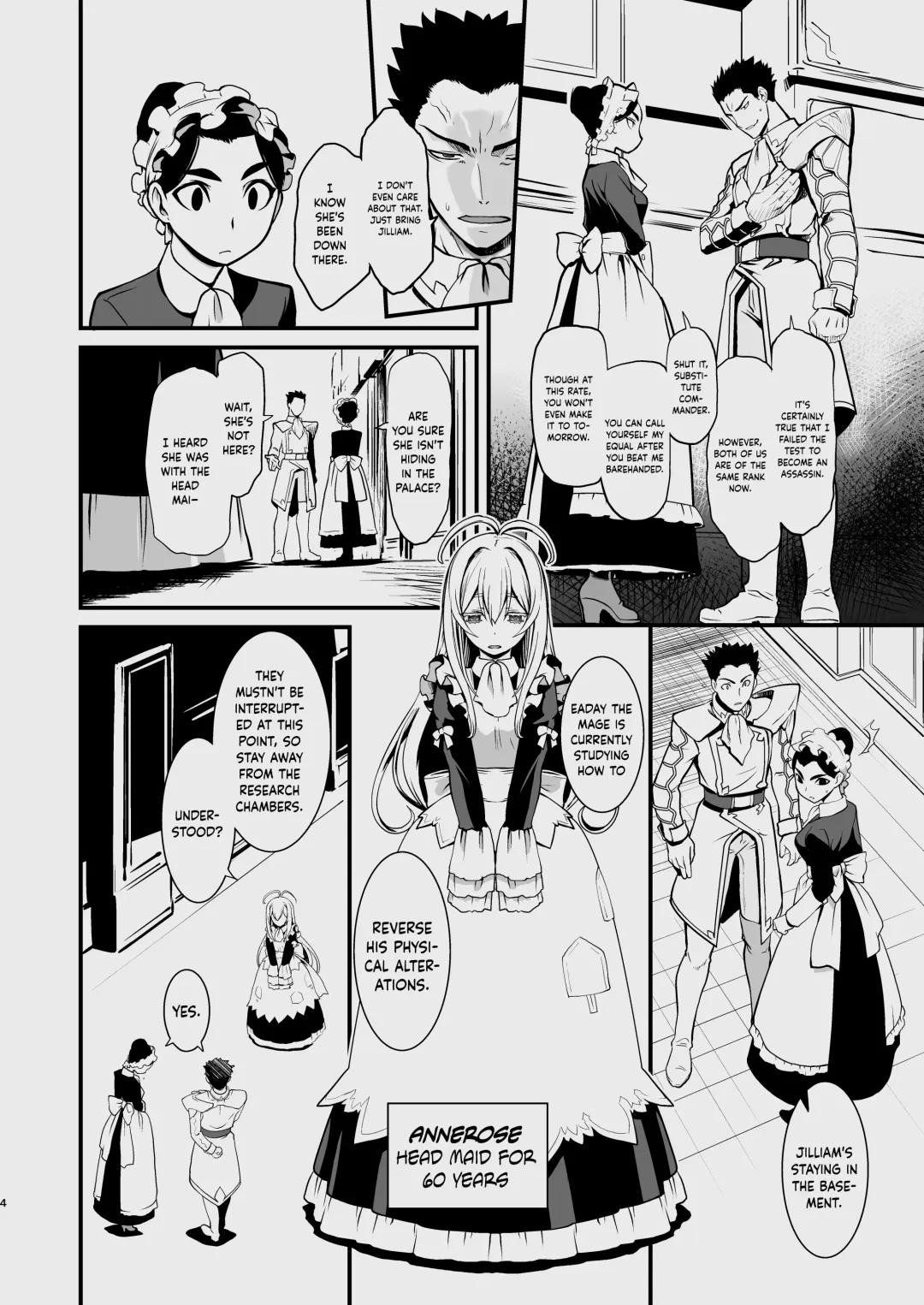 [Ruuen Rouga] Kishi Danchou Jininsu - Nyoshin Henka ni Kusshita Kishi Ch. 3 | The Commander's Resignation Fhentai - Page 3