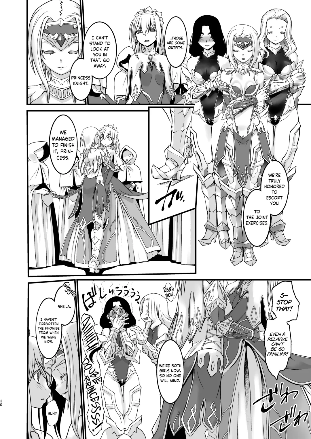 [Ruuen Rouga] Kishi Danchou Kairakusu Kakute Kishi Danchou Hime Kishi To Naru Ch. 4 | Thus the Knight Commander becomes the Princess Knight Fhentai - Page 29