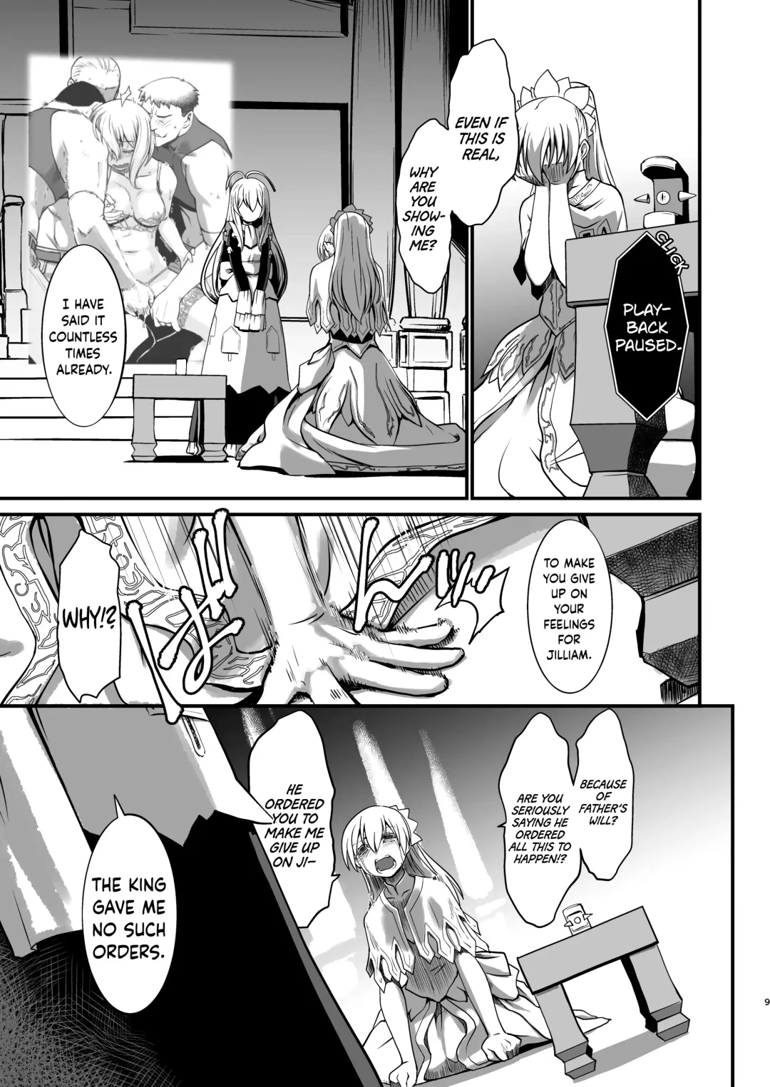 [Ruuen Rouga] Kishi Danchou Kairakusu Kakute Kishi Danchou Hime Kishi To Naru Ch. 4 | Thus the Knight Commander becomes the Princess Knight Fhentai - Page 8