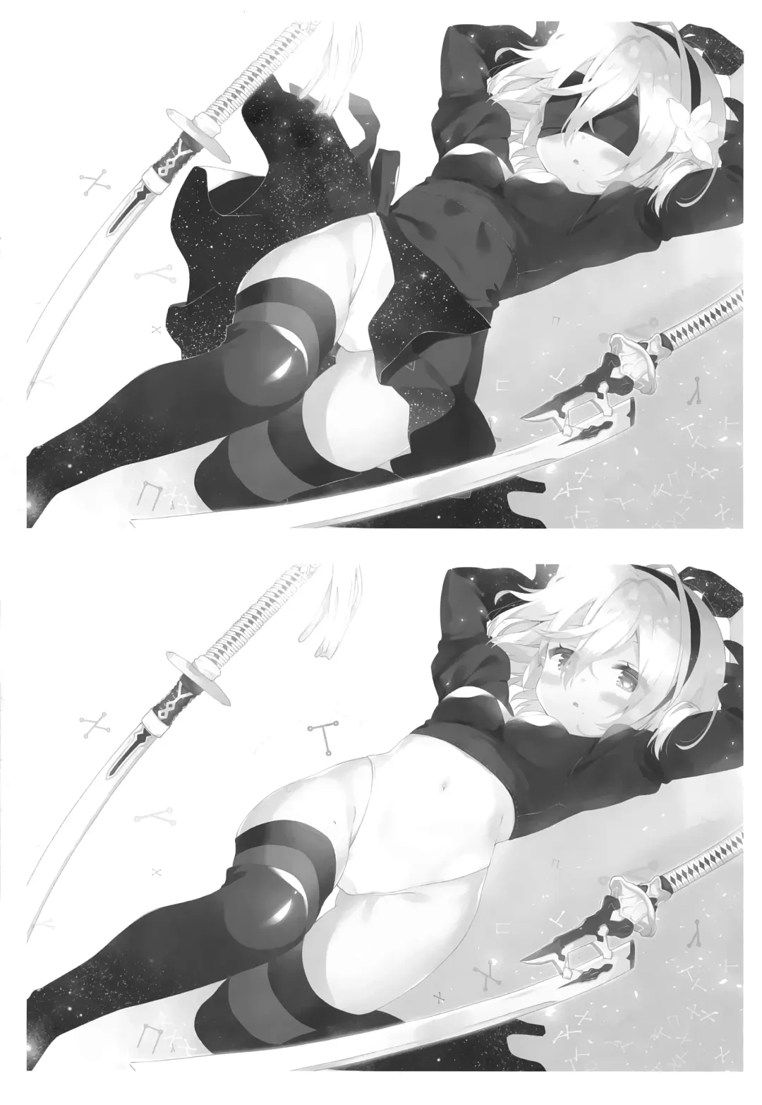 [Yuizaki Kazuya] YoRHa 2B-gata Shoushizai Kitai no Toriatsukaidoki ni Okeru Chuui Jikou Tsuutasu Fhentai - Page 17