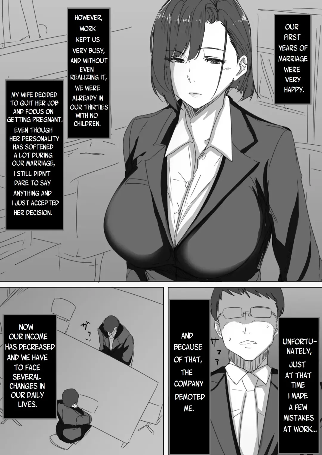 Kouman Tsuma ga Netorarete -Charao no Kyokon ni Ochita Pride- Fhentai - Page 3