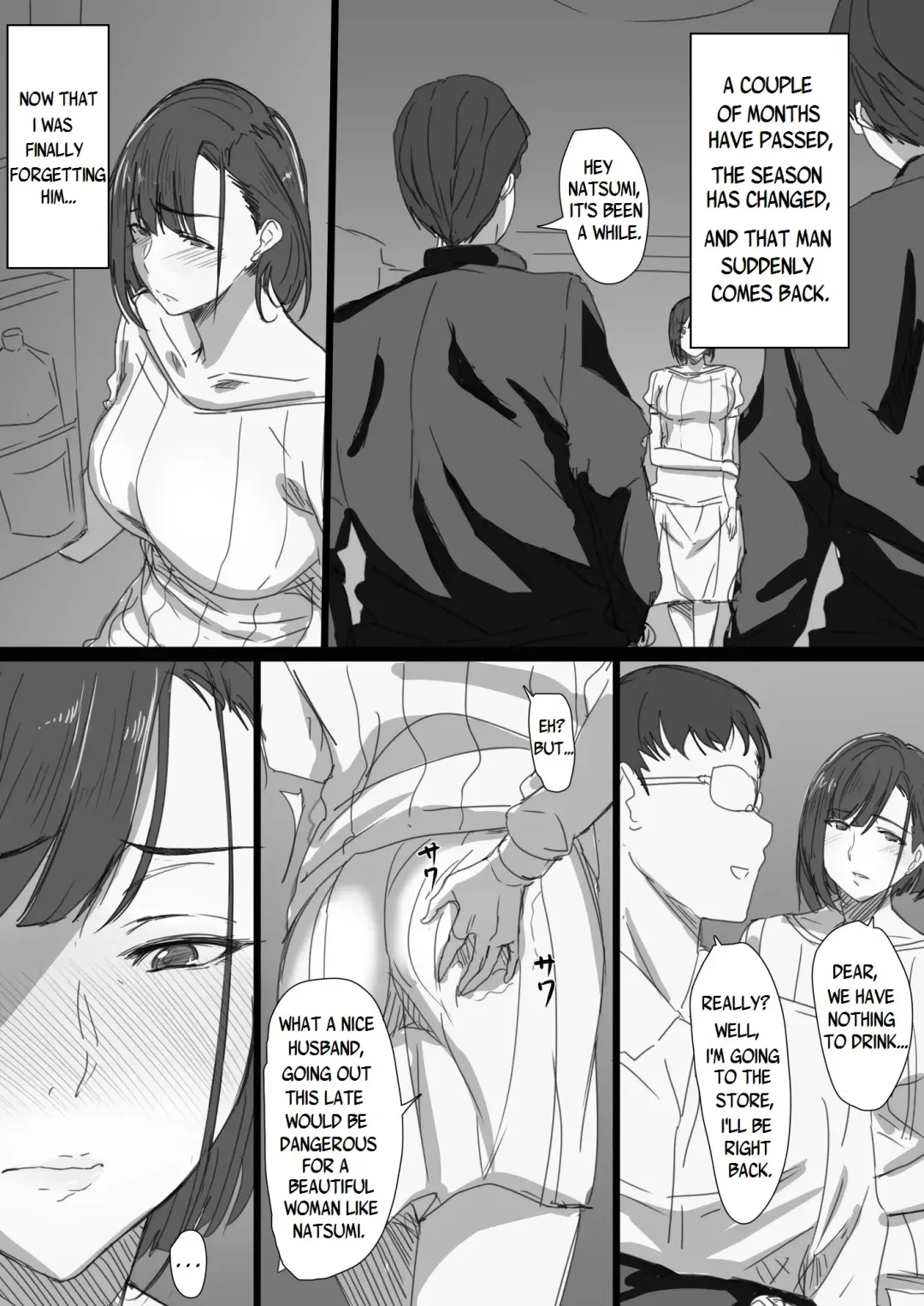 Kouman Tsuma ga Netorarete -Charao no Kyokon ni Ochita Pride- Fhentai - Page 54