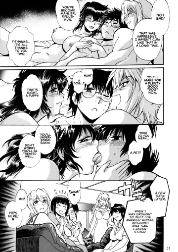[Manabe Jouji] Dokusai Club Inu Kakusei Hen | Poisonous Wives Club Dog Awakening Chapter Fhentai - Page 20