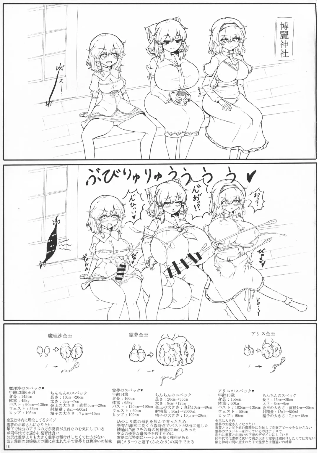 Touhou Futanari Bougyoku Goudoushi Fhentai - Page 16