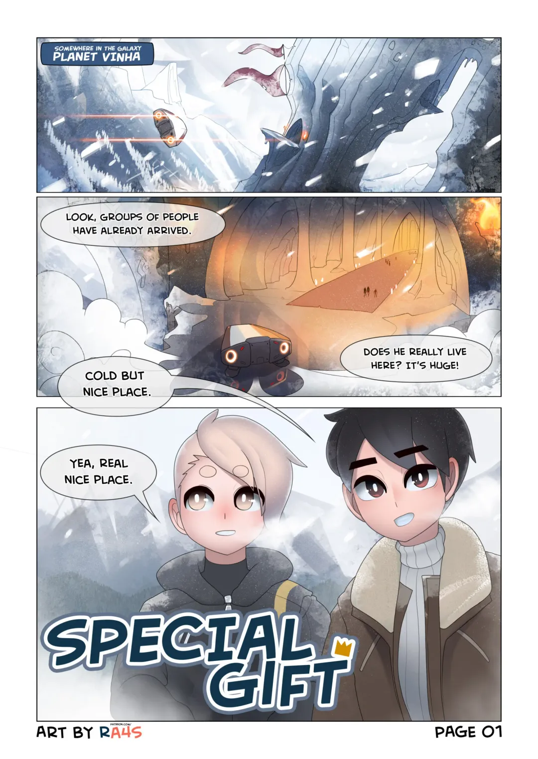 [Ra4s] Special Gift! - Short Comic Commission Fhentai - Page 1