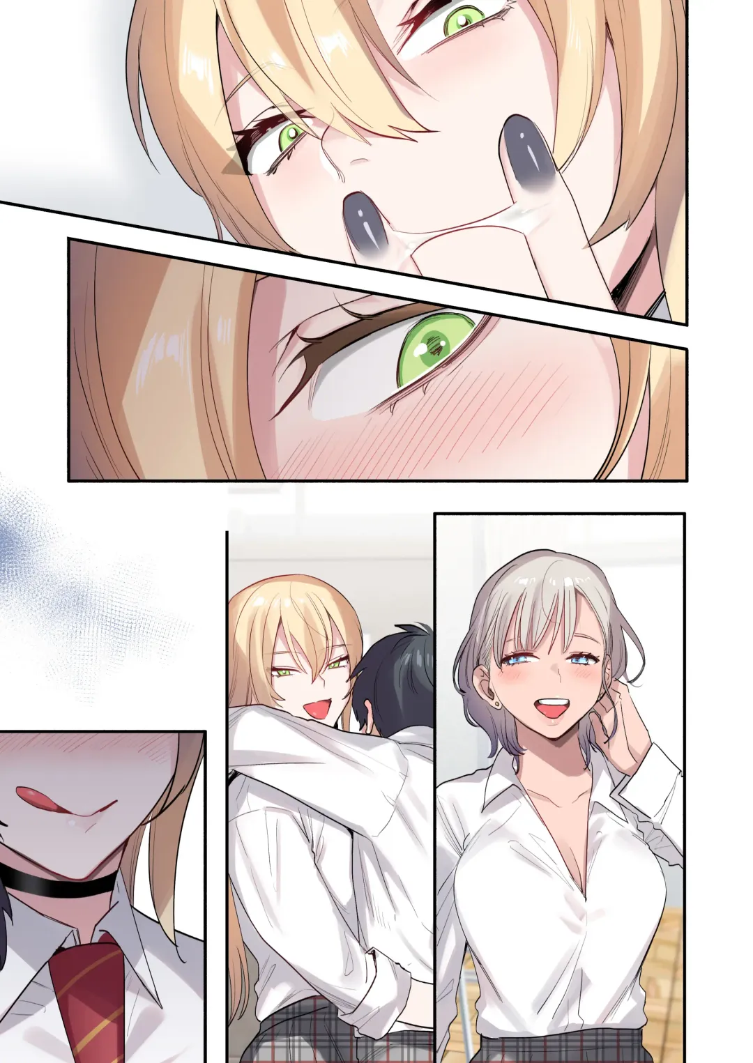 [Oniben Katze] Class de Otoko wa Boku Hitori!? ~Kawaii Anoko-tachi ni Kakomarete~ Fhentai - Page 63