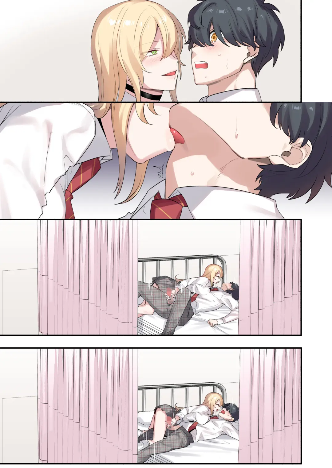 [Oniben Katze] Class de Otoko wa Boku Hitori!? ~Kawaii Anoko-tachi ni Kakomarete~ Fhentai - Page 70