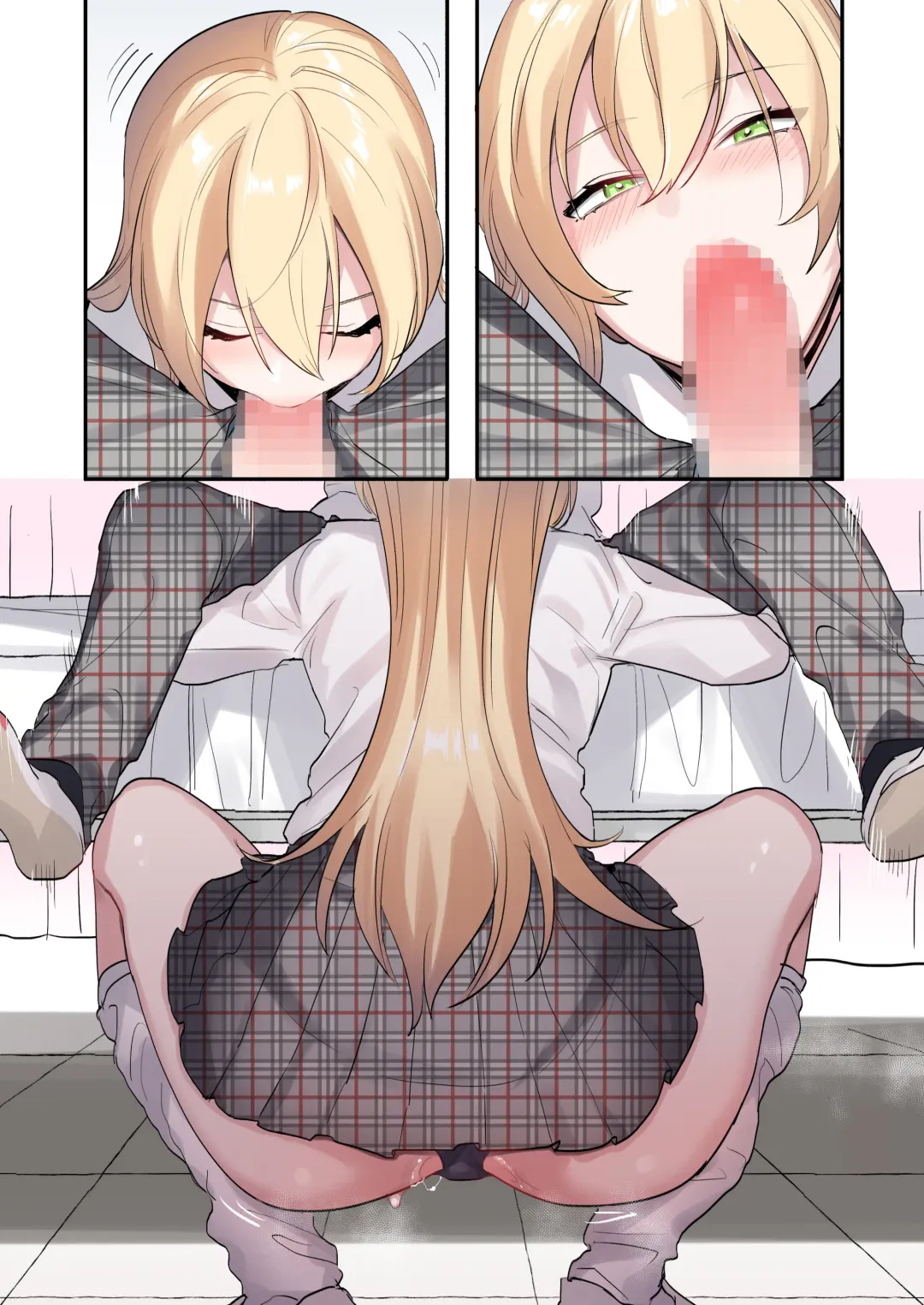 [Oniben Katze] Class de Otoko wa Boku Hitori!? ~Kawaii Anoko-tachi ni Kakomarete~ Fhentai - Page 74