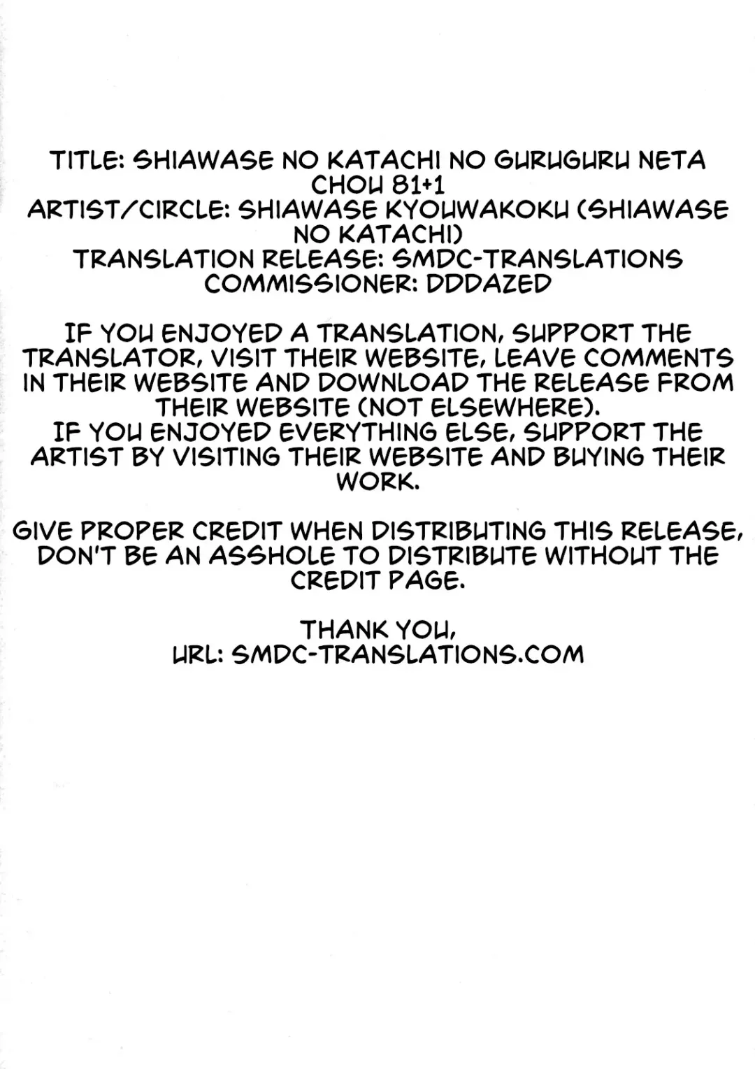 [Shiawase No Katachi] Shiawase no Katachi no Guruguru Neta Chou 81+1 Fhentai - Page 2