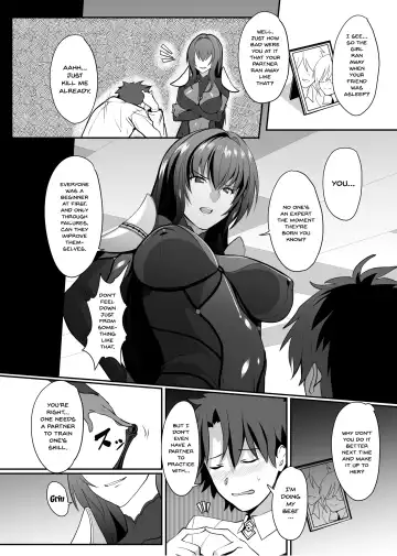 [Yodare - Yukisaki Miale] Scathach Shishou no Dosukebe Lesson | Lewd Lessons With Teacher Scathach Fhentai - Page 3