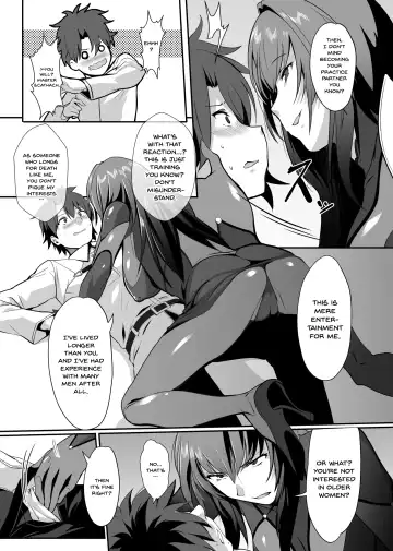 [Yodare - Yukisaki Miale] Scathach Shishou no Dosukebe Lesson | Lewd Lessons With Teacher Scathach Fhentai - Page 4
